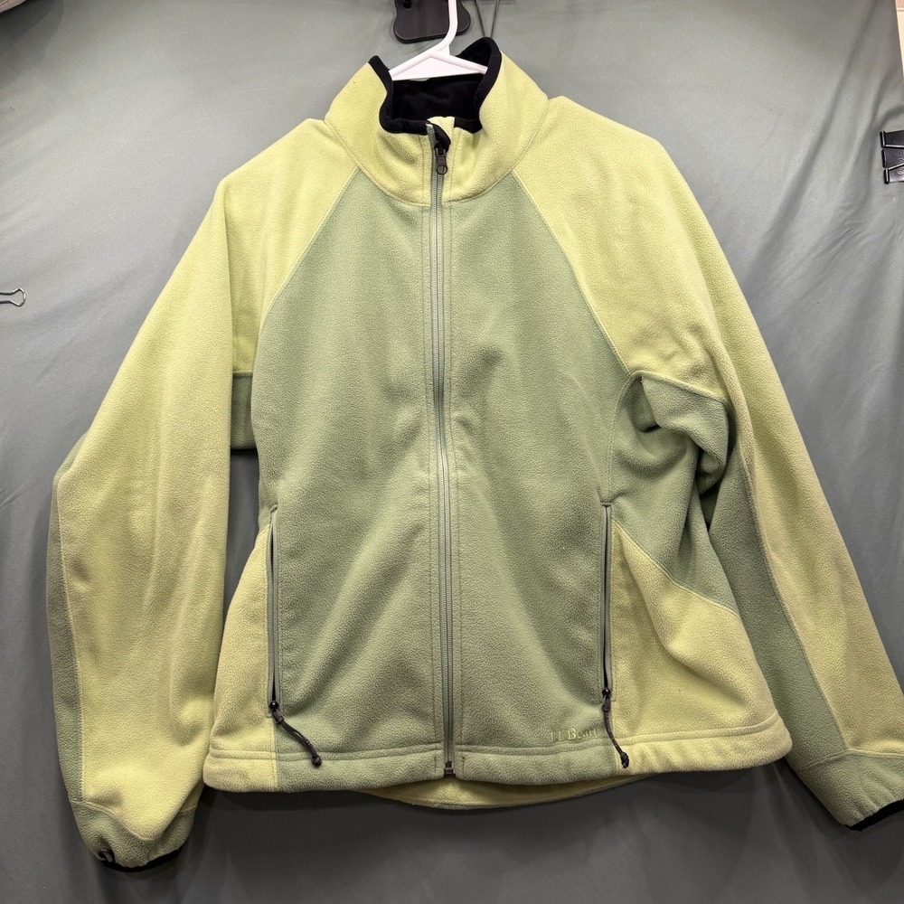 Vintage LL Bean Polartec Fleece Jacket Wms Medium Weather Channel Collaboration